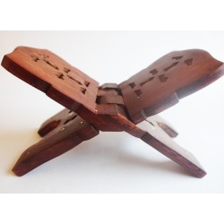 Buchständer mit Messing verziert (Sterne)