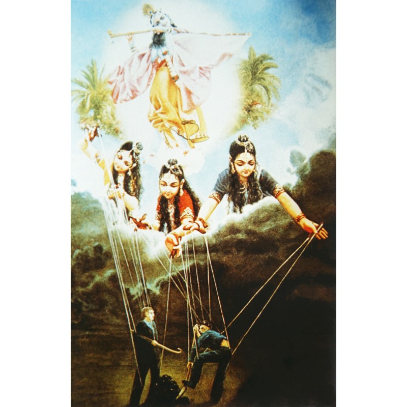 Marionetten im Kosmos Puppets in the cosmos (Foto-Postk.)