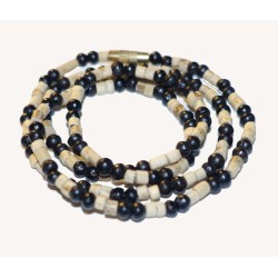 Halskette Neckbeads Tulsi 1fach, 2farbig (49 cm)