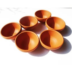 2 x Diya Diwali Clay u.v.m. aus Ton Stabil