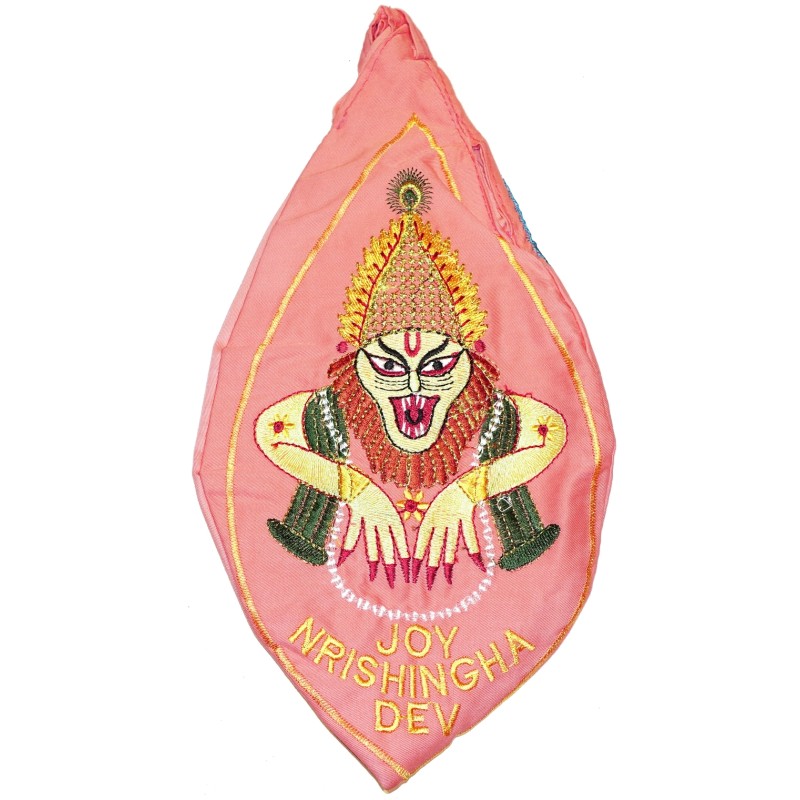 Bead Bag Nisimhadeva in Action rosa
