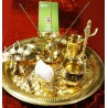 Arati Puja Set - Maxi Ø 35,5 cm Temple Size