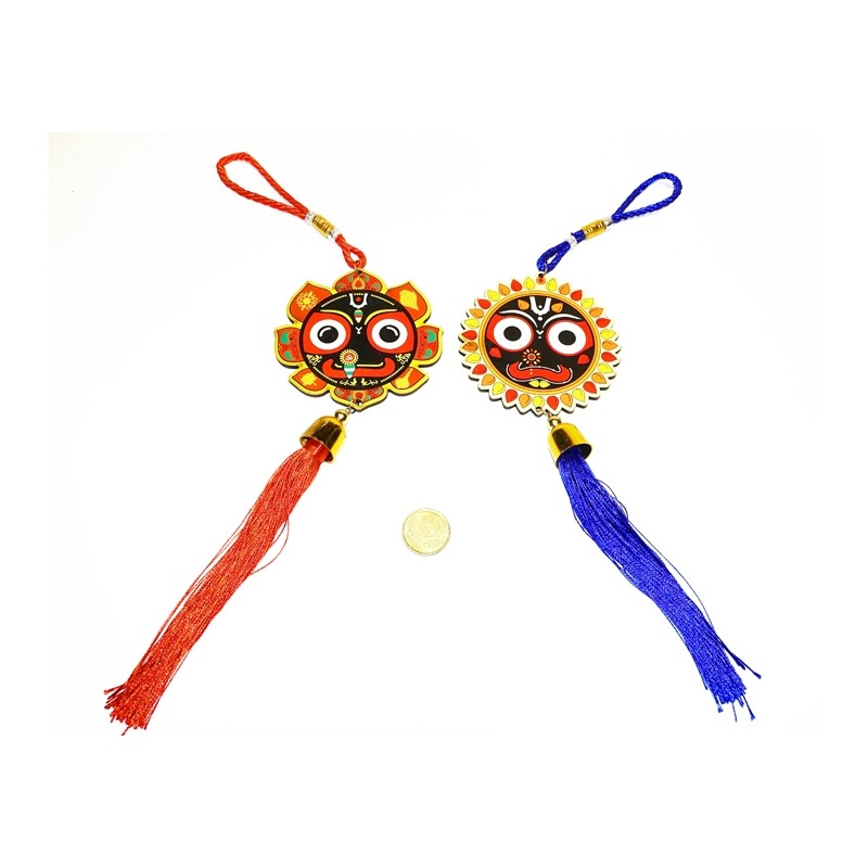 Jagannath Anhänger Blau (9 cm) Car Hangings