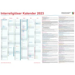 Interreligiöser Kalender NRW 2023 kostenlos