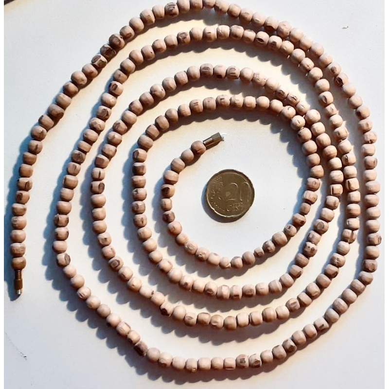 3fach medium Natur (ca. 150 cm) Tulsi Halsk.