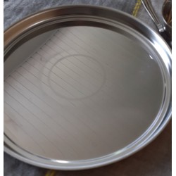 Thali Plate Puja Einzel - Teller Edelstahl