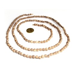 3fach hell groß Natur (125-127cm) Tulsi Halsk.