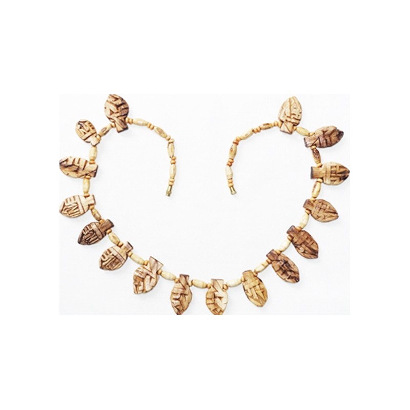 1fach Maha Mantra simpel (47-48 cm) Halsk. (Tulsi)