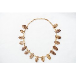 1fach Maha Mantra simpel (47-48 cm) Halsk. (Tulsi)