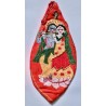Bead Bag Radha Krishna Rot Gebetsbeutel Japa Mala Bag Beadbag