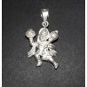 Hanuman mit Keule Anhänger aus Silber Pendant in Silver Chandi Lord Bajrang Bali Hanuman Ji