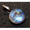 Blauer Mondstein Silber Anhänger Pendent Sterling Vintage
