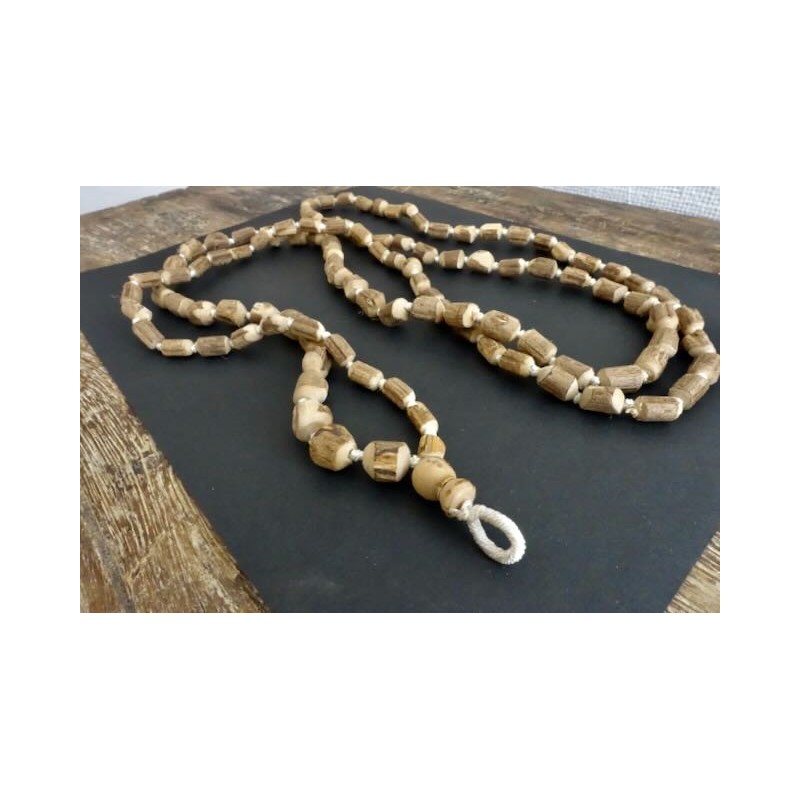Mala Groß (180 cm) Natur Tulsi Kanthi mala