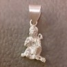 Hanuman Ki Jay Anhänger aus Silber Pendant in Silver Chandi Lord Bajrang Bali Hanuman Ji