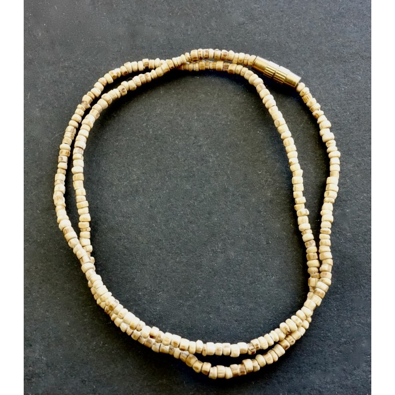 1fach fein (38,5 cm) Tulsi Halskette Neclace mala