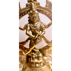 Shiva Nataraja Brass MEssing 17 cm