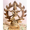Shiva Nataraja Brass MEssing 17 cm