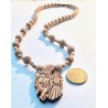 1fach Radha Krishna Special großer Anhänger mit Radha Beads