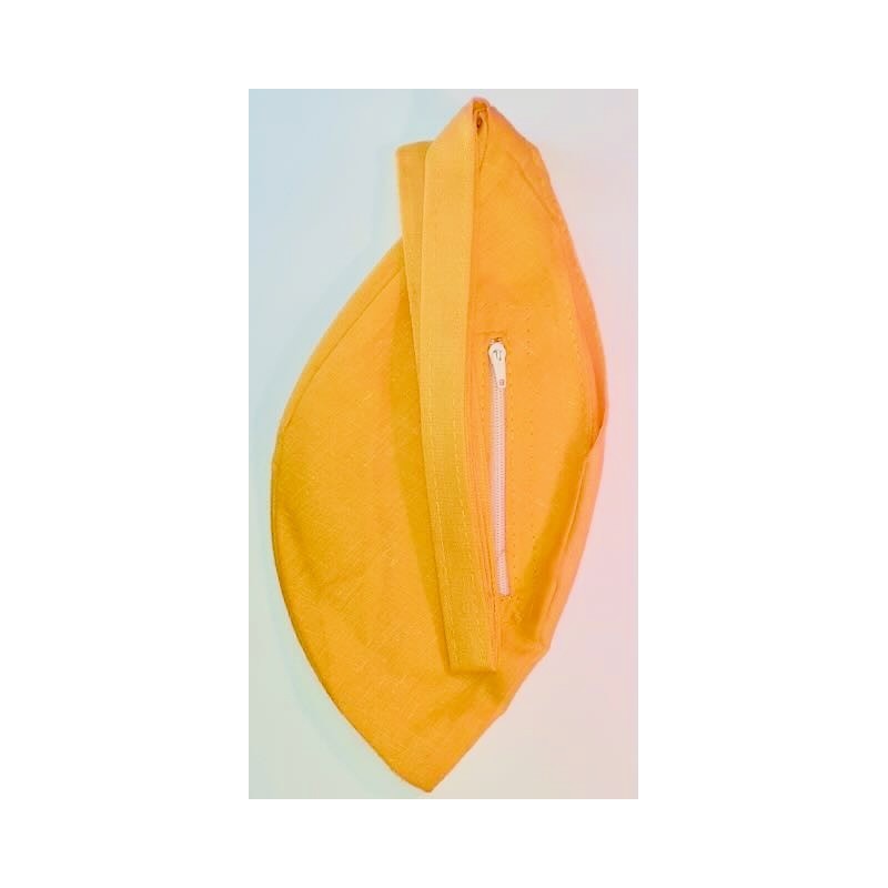Japa Mala Bead Bag Khadi Gelb