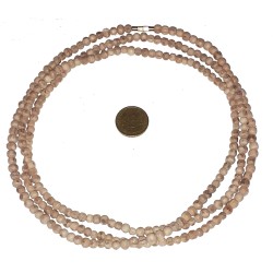 3fach medium Natur (132cm) Tulsi Halsk.
